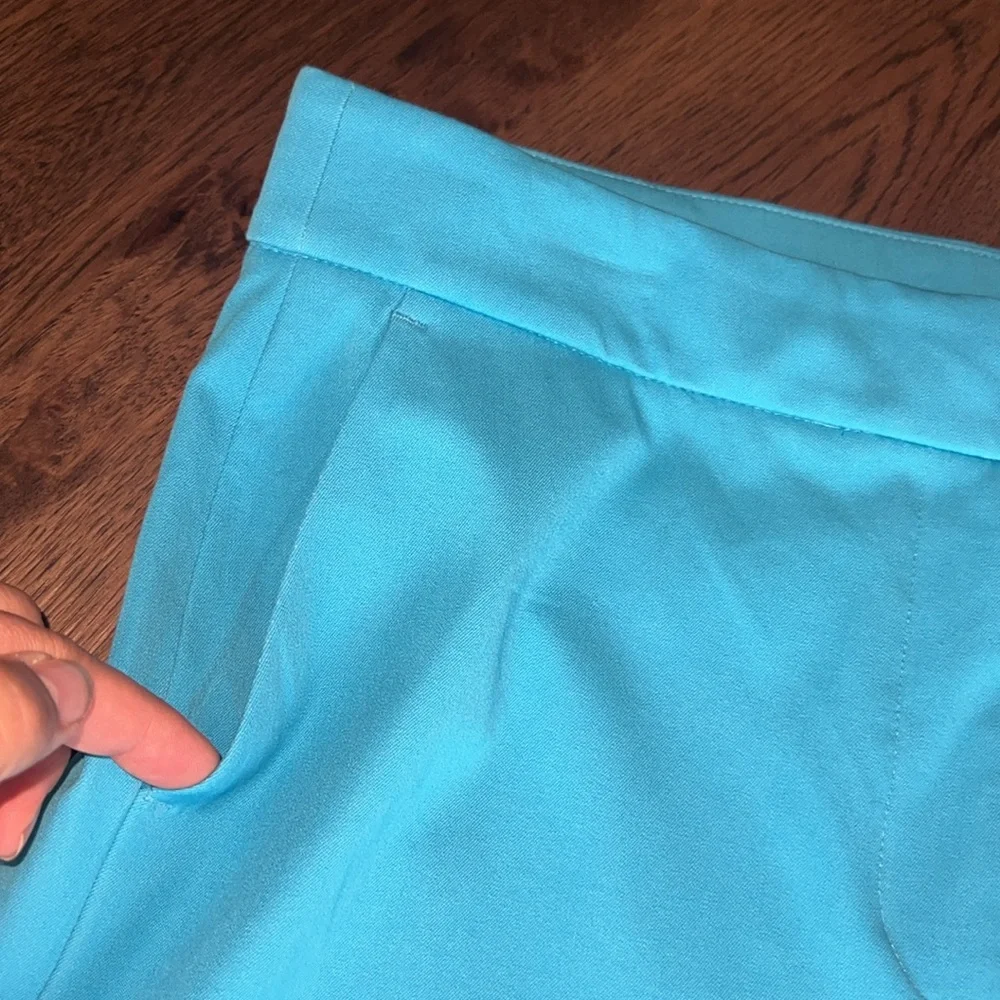 J.Crew Women’s Aqua Wide Leg Pants 14